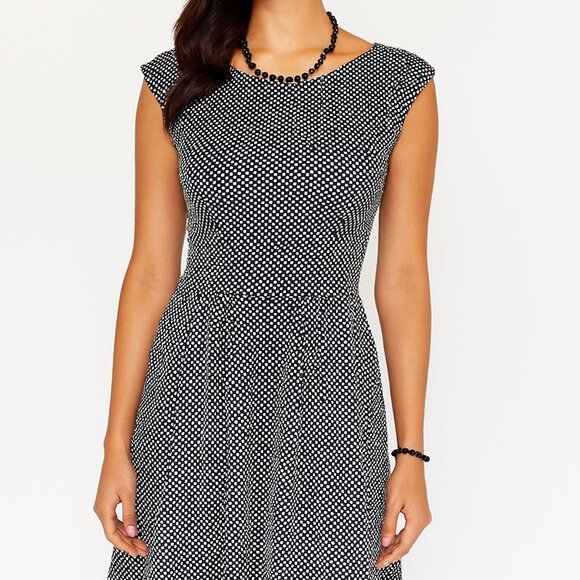 EMERALD Sundae Fit and Flare Dress. Size 5 (Jrs) Black and White - NWT - Picture 1 of 11